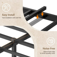 Load image into Gallery viewer, Durable Twin Bed Frame with USB Charging Station &amp; Under-Bed Storage Solutions