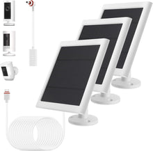 Load image into Gallery viewer, 3-Pack High-Efficiency Solar Panels for Ring Cameras - Continuous Power Solution