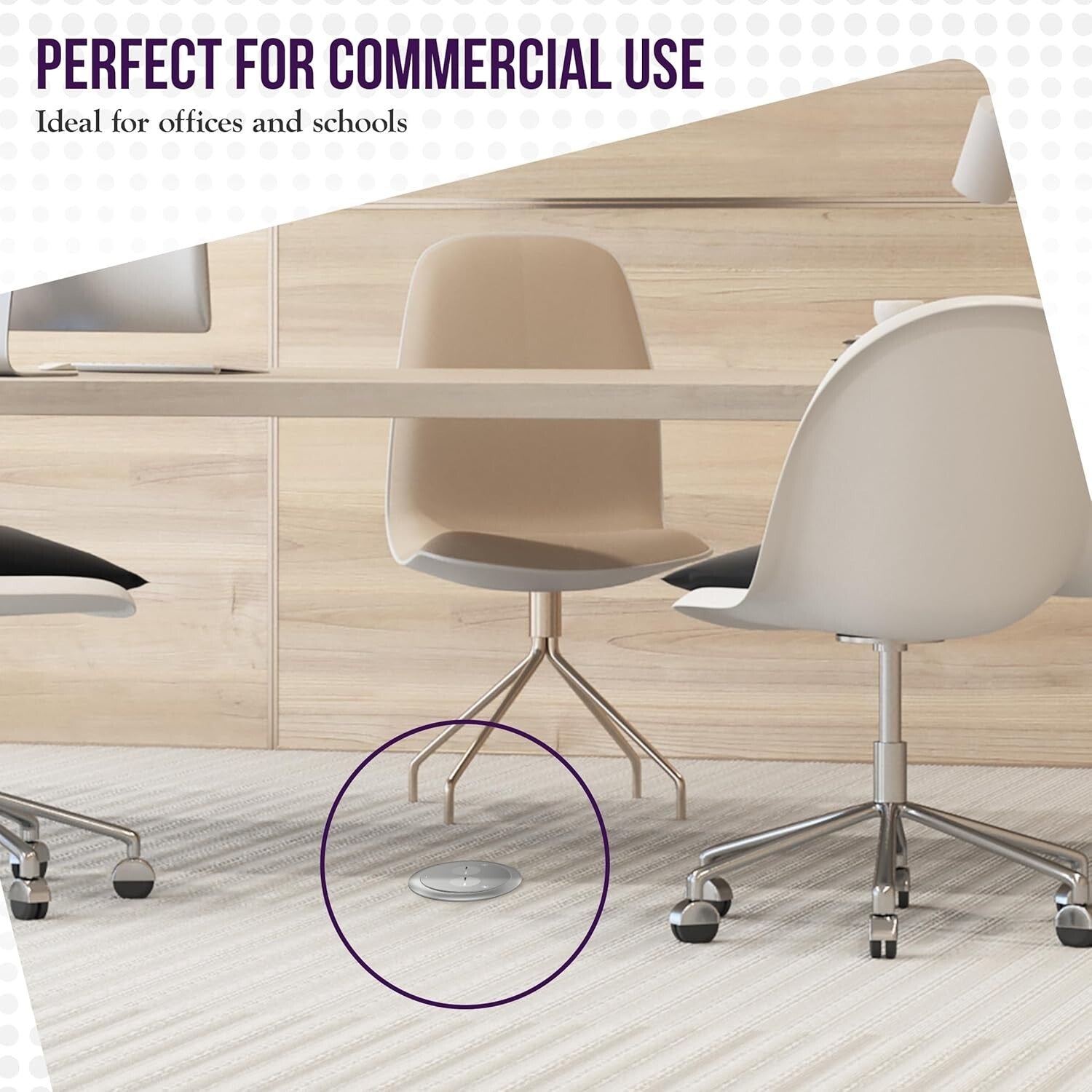 Durable 4" Round Power Box with Tamper Resistant and Weatherproof Capabilities