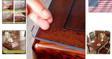 Load image into Gallery viewer, Scratch and Stain-Resistant Table Cover 2mm - 60x120 inch for Multiple Uses