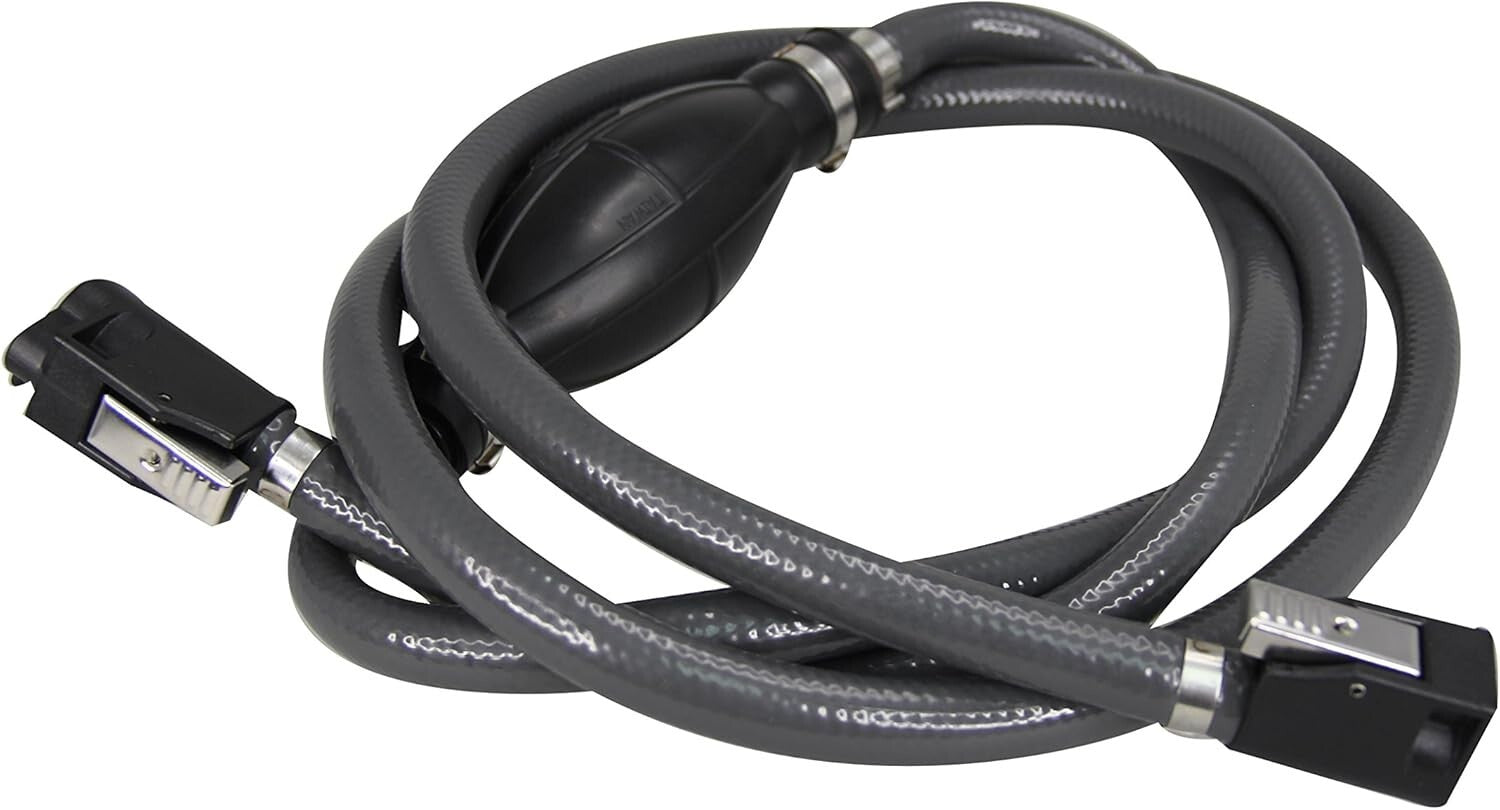7ft Ethanol-Compatible Fuel Hose with Alcohol Resistant Material & Rubber Primer