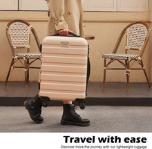 Load image into Gallery viewer, Versatile 3-Piece Lightweight Luggage Set with TSA Lock and 360-Degree Wheels