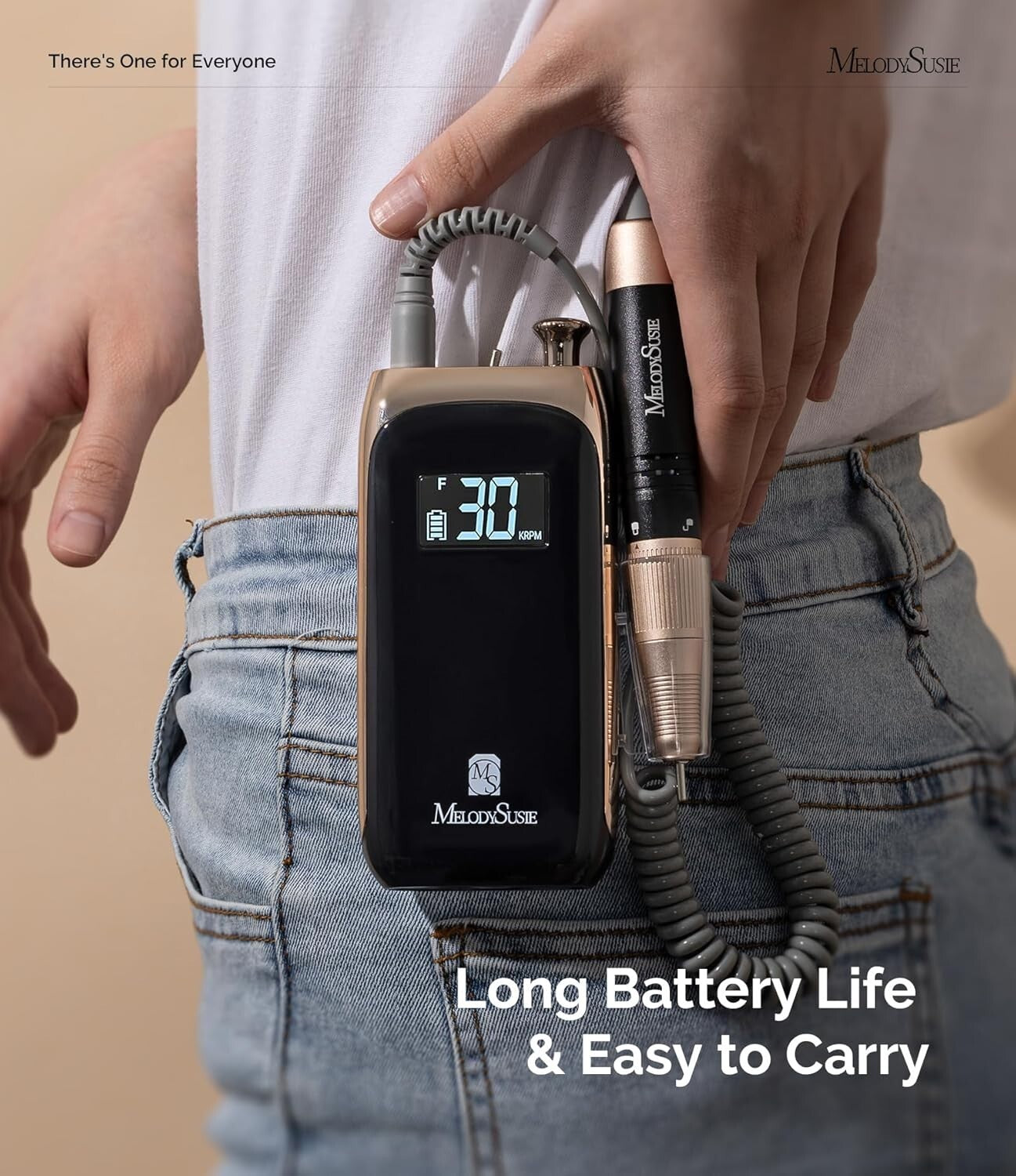 Artisan Electric Nail Drill with Rechargeable Battery - 30,000 RPM Performance