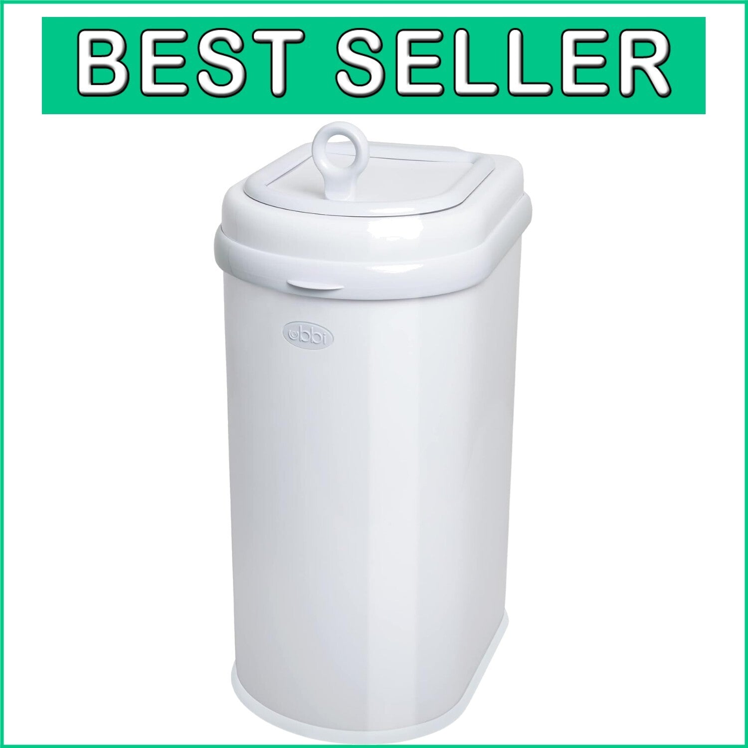 Premium 13-Gallon Pet Waste Pail with Safety Lock and Litter Scoop for Cats