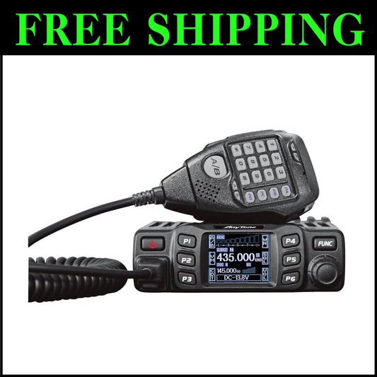 VHF/UHF Dual Band Mobile Transceiver Radio for Reliable Vehicle Communication