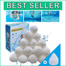Load image into Gallery viewer, Premium Reusable Pool Filter Balls - 4.6 lbs Equals 150 lbs Sand Replacement