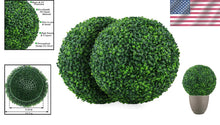 Load image into Gallery viewer, Versatile Eco-Friendly Topiary Balls - 2 Pack 15.7" Decorative Indoor/Outdoor