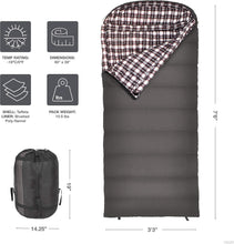 Load image into Gallery viewer, Overnight Comfort with Teton Celsius XXL -25°F Sleeping Bag &amp; Compression Sack