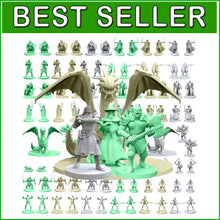 Load image into Gallery viewer, RPG Mini Figures Bundle - 93 Pack of Heroes and Monsters for Adventure Games