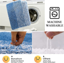 Load image into Gallery viewer, Soft and Absorbent 4-Piece Non-Slip Bath Rug Set with Machine Washable Design