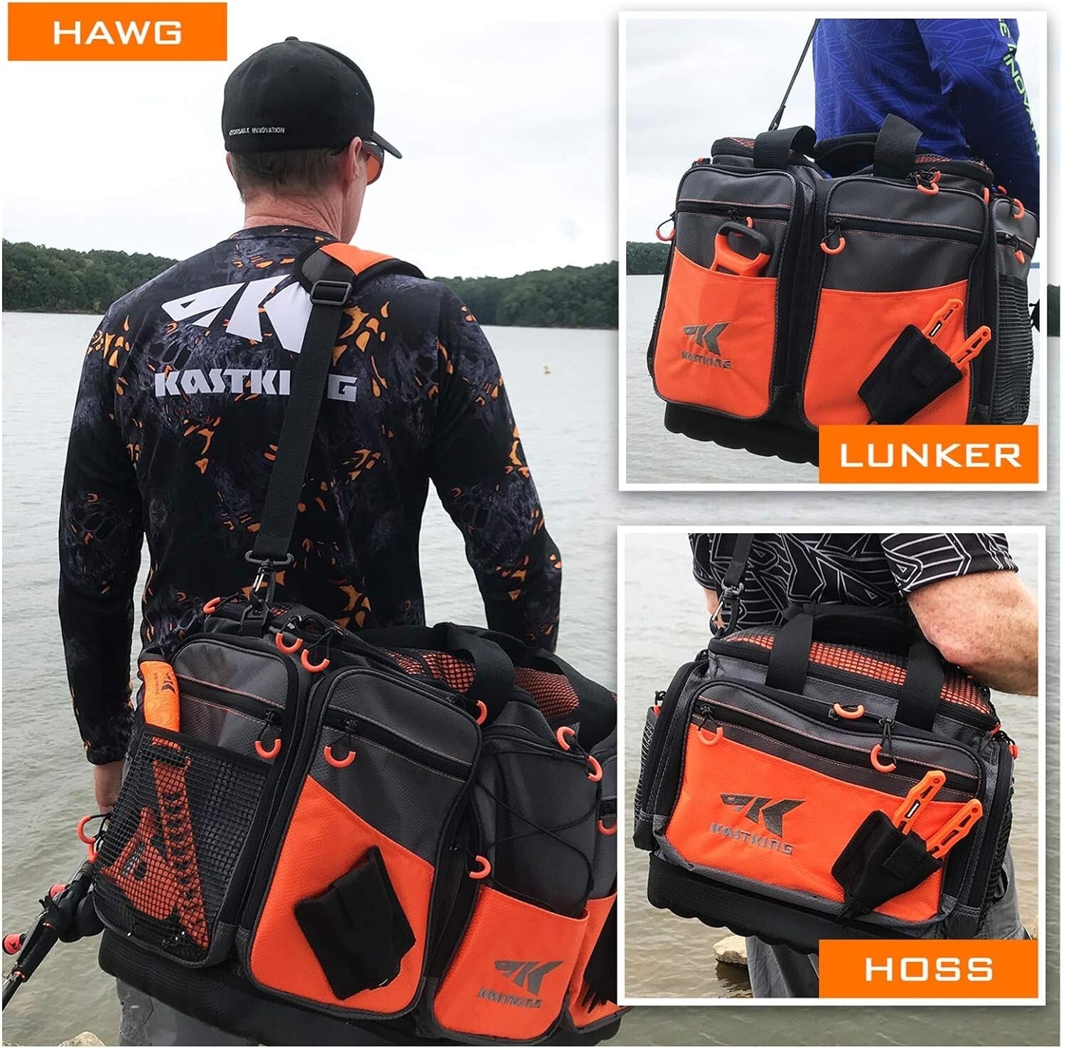 Compact Fishing Tackle Storage Bag with Waterproof Bottom - Lifetime Use
