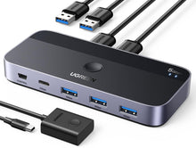 Load image into Gallery viewer, Fast USB 3.0 Switch for Two PCs - Effortlessly Share Keyboards and Printers
