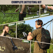 Load image into Gallery viewer, Sturdy Waterproof Metal Detector for Treasure Hunting: Adjustable 19"-59" Length