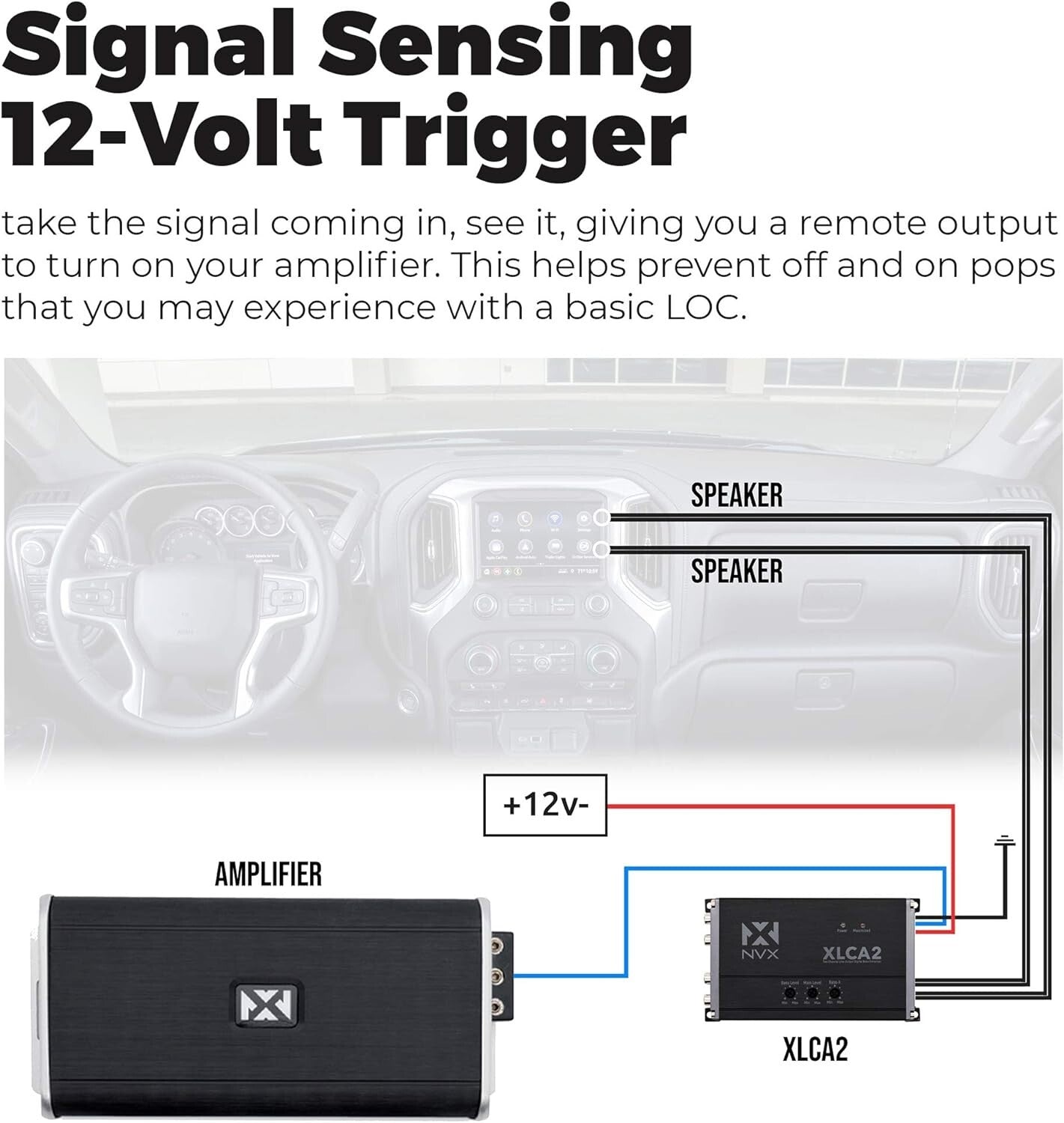 Versatile 2-Channel Bass Enhancer with xBOOST & Dual Amplifier Outputs for Cars