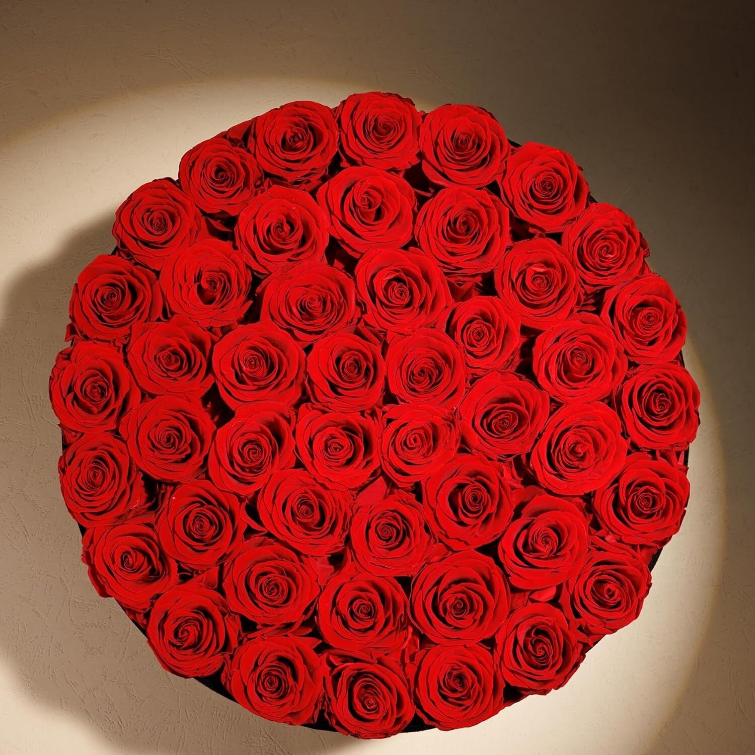 Elegant 47-Piece Preserved Flower Collection in Velvet Box - Gift for Mom