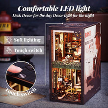 Load image into Gallery viewer, Rose Detective Agency DIY Book Nook Kit - Magical Miniature Decor with LED Light