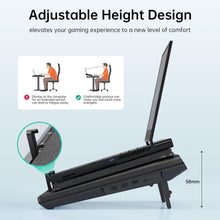 Load image into Gallery viewer, High-Performance Laptop Cooling Pad with Turbo Fan &amp; Touch Control - 15-21in