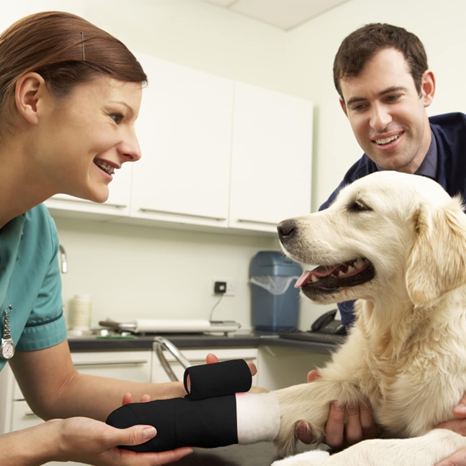 Breathable 4'' Self-Adherent Bandage Wrap for Athletics & Pet Care – 40 Rolls