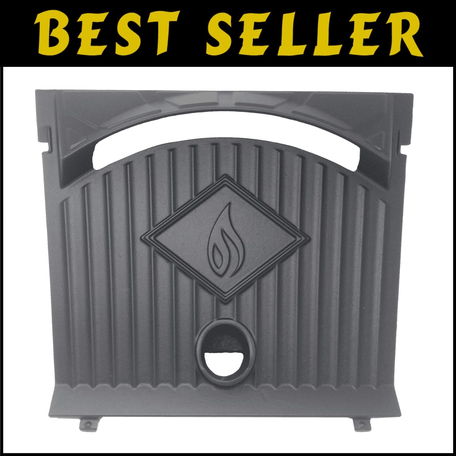 High-Efficiency Cast Iron Baffle for QuadraFire Mt. Vernon Pellet Stoves