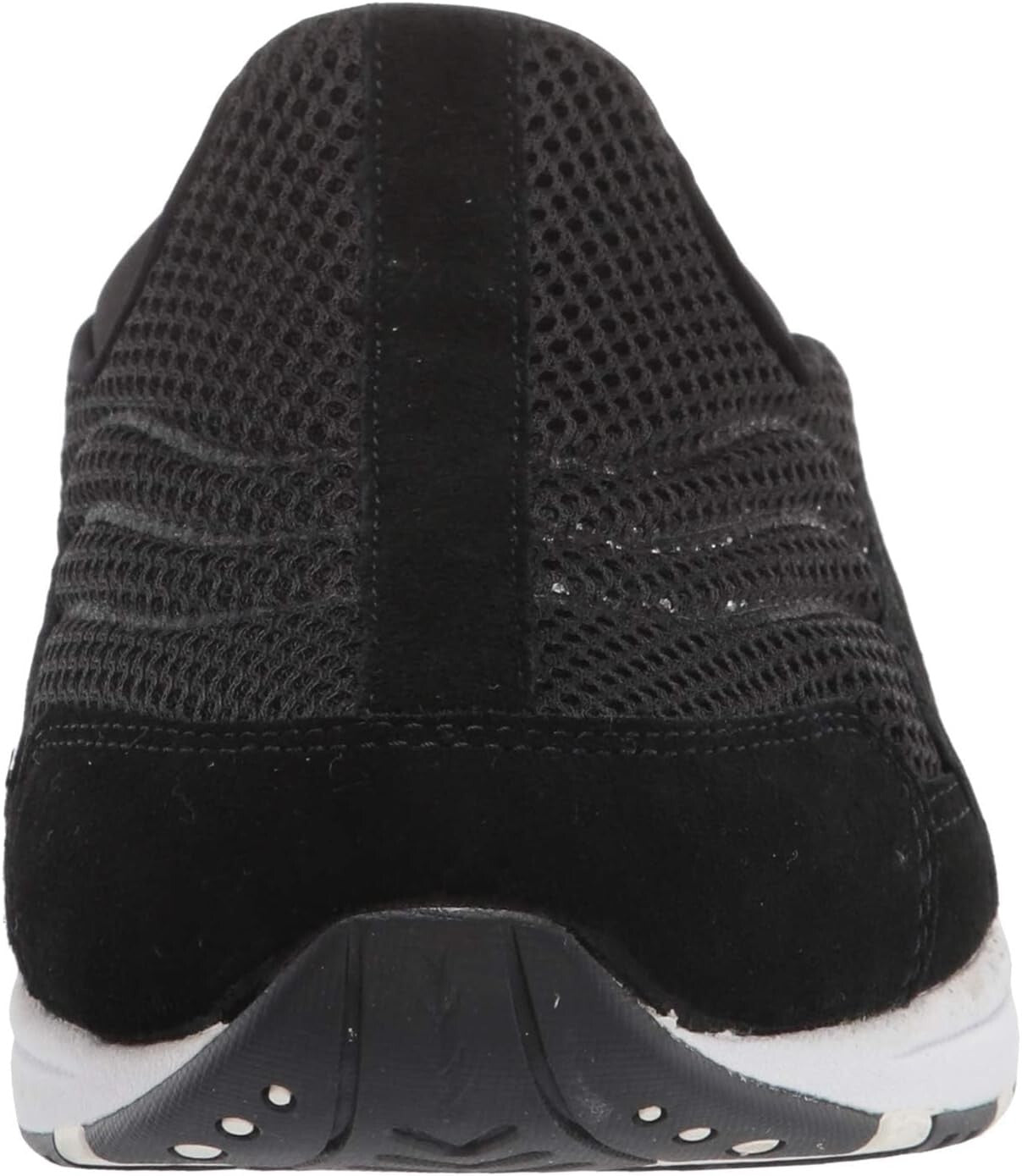 Orthotic-Friendly Women's Black Suede Slip-On Mules for All-Day Comfort