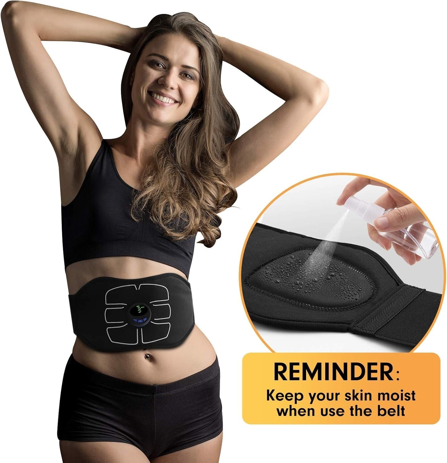 ABS Stimulator with 6 Modes: Effective Home Workout Equipment for Toned Abs