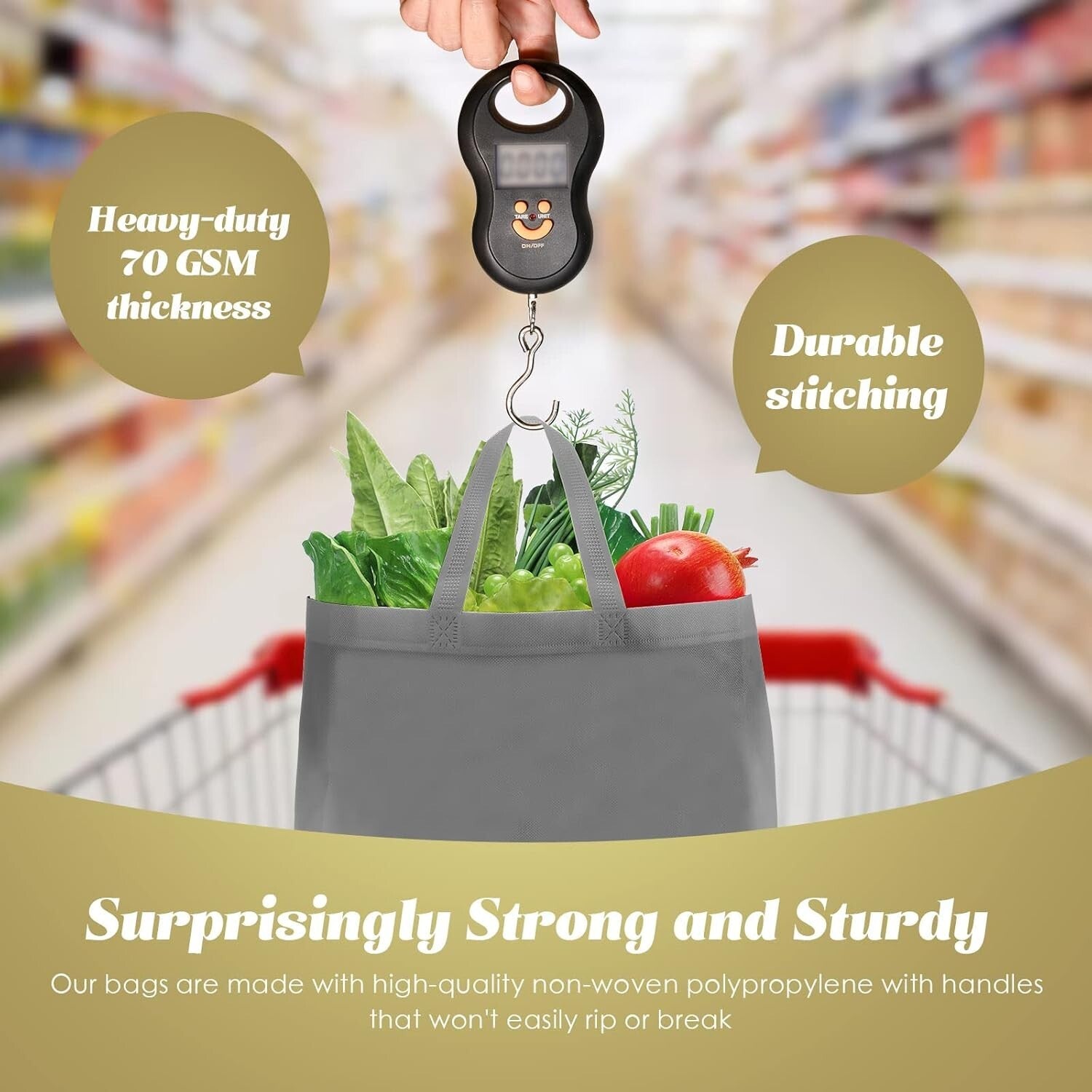 100 Blank Non Woven Tote Bags for Custom Designs - Ideal for Gifts & Groceries