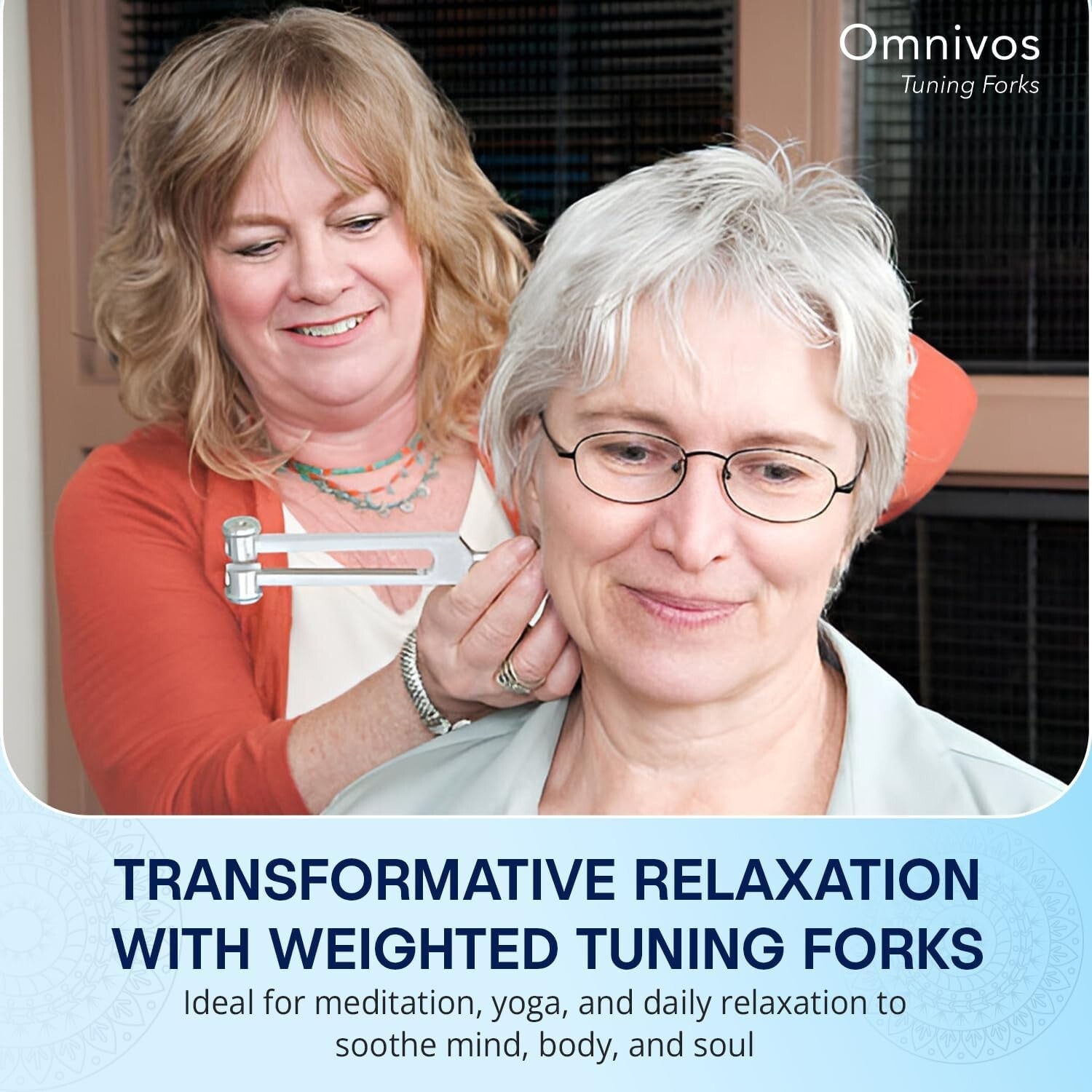 Professional-Grade 128 Hz Healing Tuning Fork - Stress Relief & Relaxation Tool