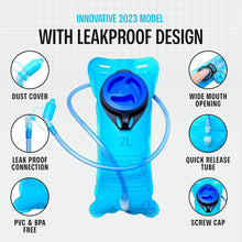 Load image into Gallery viewer, Lightweight 2L Hydration Backpack with Adjustable Straps for Festivals &amp; Sports
