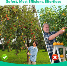 Load image into Gallery viewer, Heavy Duty 8FT Fruit Picker Pole with 5.5" Basket - Ideal for Home Gardens