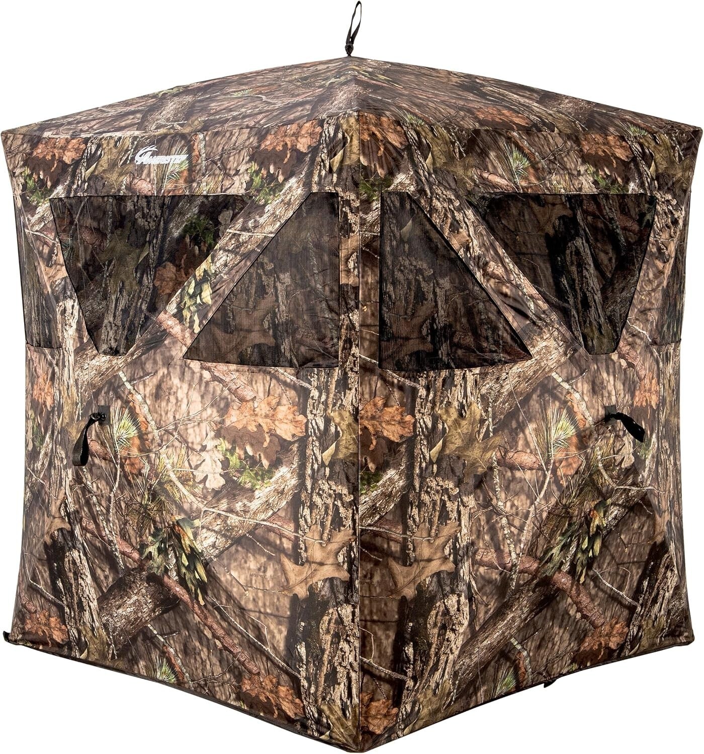Compact Mossy Oak Ground Blind with Integrated Wheels - Ultimate Hunting Stealth