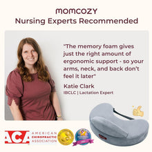 Load image into Gallery viewer, Versatile Nursery Nursing Pillow - Safety Design &amp; Cozy Memory Foam Support