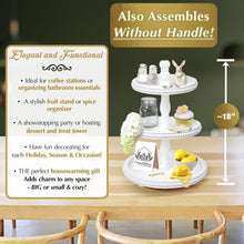 Load image into Gallery viewer, Premium 3-Tier Tray with Interchangeable Handles – Perfect for Entertaining