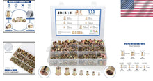 Load image into Gallery viewer, Versatile 915pcs Rivet Nut Set with Removable Storage Case - M3 to M12
