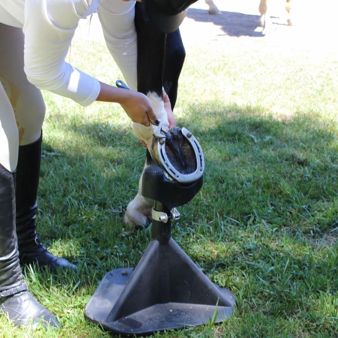 Innovative Blacksmith Horse Hoof Stand - Lightweight & Highly Durable Design