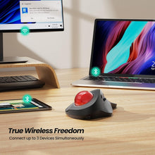 Load image into Gallery viewer, Compact &amp; Lightweight Wireless Rolling Ball Mouse - Ideal for Comfort &amp; Control