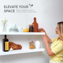 Load image into Gallery viewer, Heavy-Duty 48 Inch Floating Shelves - Elegant Décor for Kitchen &amp; Bathroom