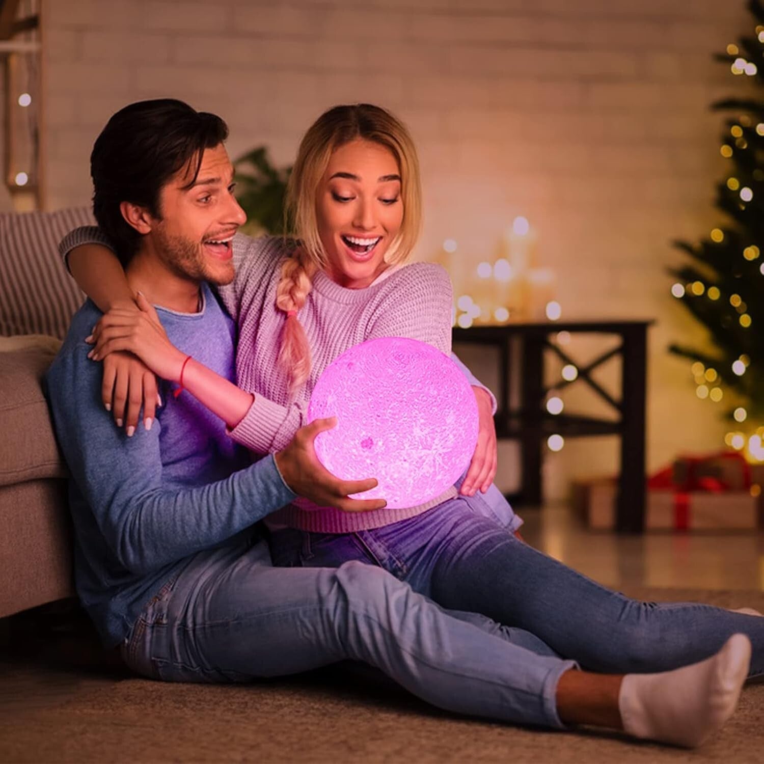 Whimsical 3D Moon Lamp with Remote Control - Ideal Gift for Teen Girls & Boys