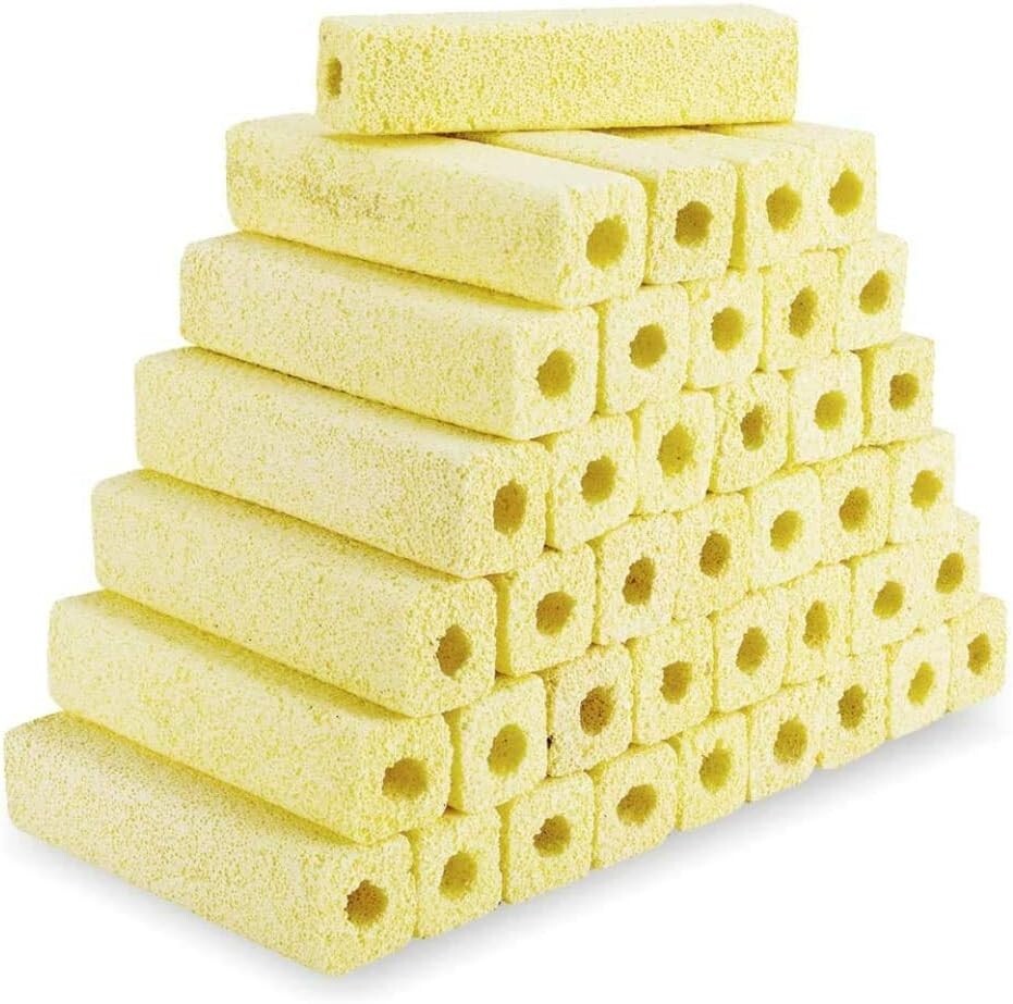 High-Surface Area Bio Media Blocks - 6.2 Inches, Perfect for Aquariums & Ponds