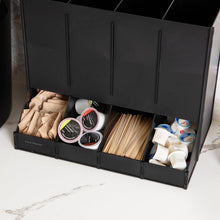 Load image into Gallery viewer, 4-Compartment Coffee Pod Dispenser - Sleek 120-Pod Organizer for Breakrooms