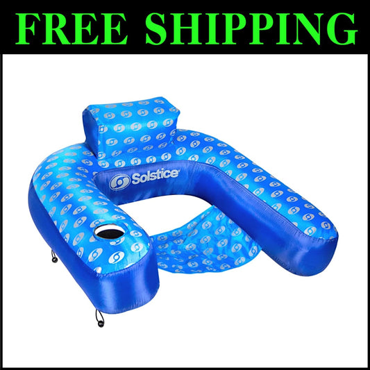 Comfortable Sling-Style U-Seat Lounge Raft with Quick-Dry Fabric for All Ages