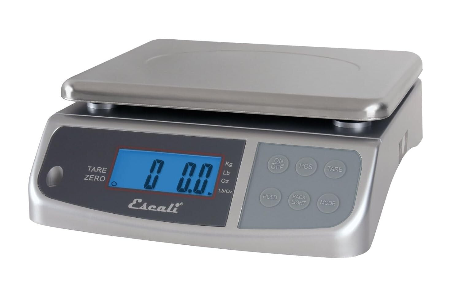 Escali Promzr M-Series Digital Kitchen Scale with LCD Display, 33 lb Capacity