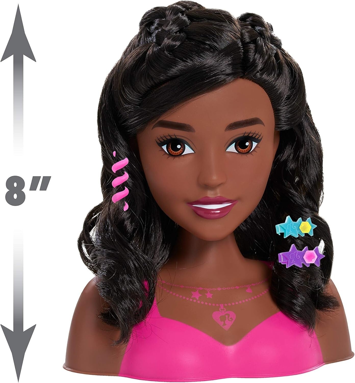 Fashionistas 8-Inch Styling Head with 20 Hair Accessories for Creative Play