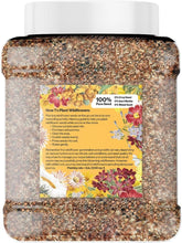 Load image into Gallery viewer, 1LB Wildflower Seed Mix Tub - Attract Pollinators with 300,000+ Easy-Grow Seeds