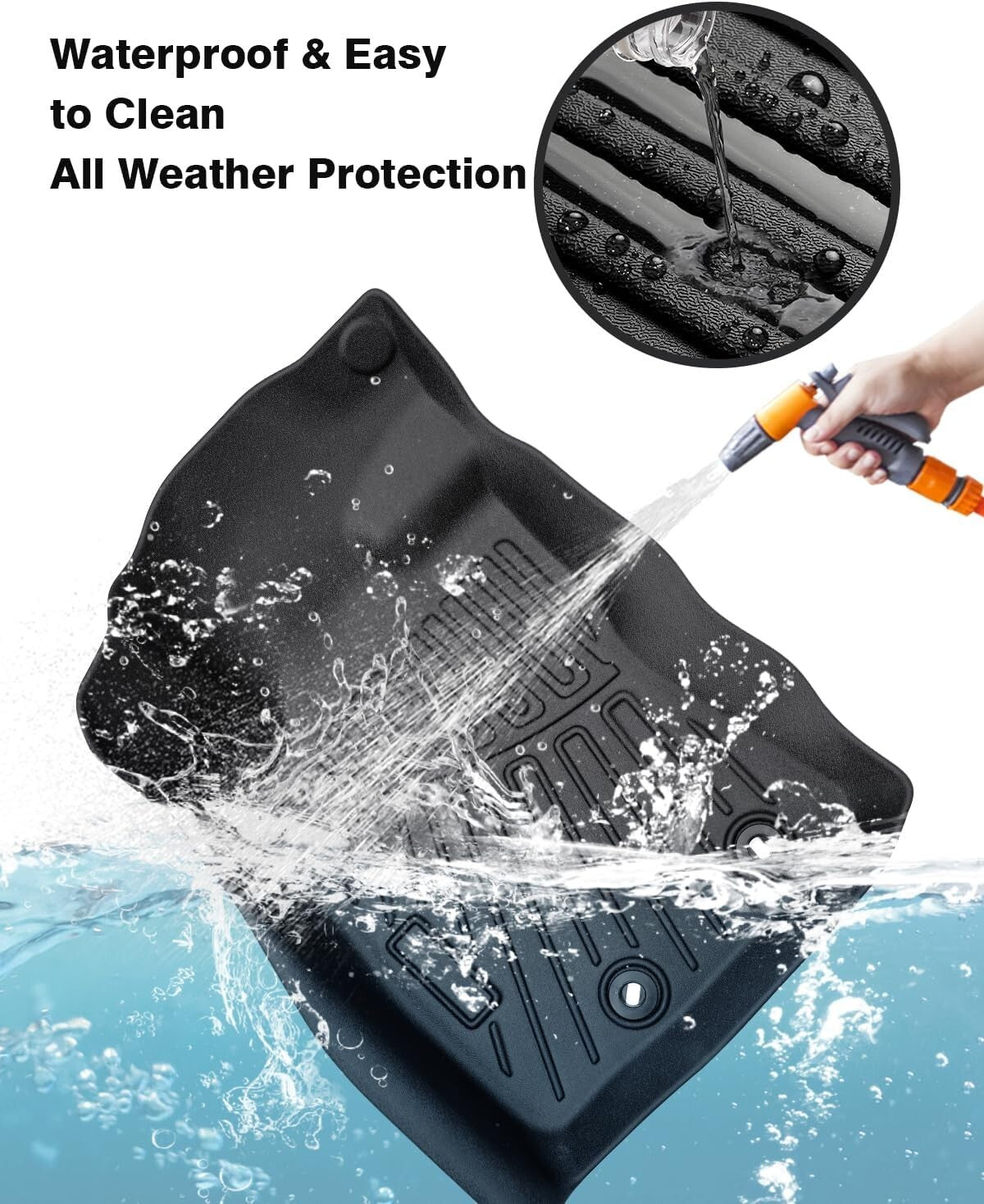 Custom-Fit Heavy Duty Floor Liners for 2024 2025 Subaru Crosstrek - Easy Clean