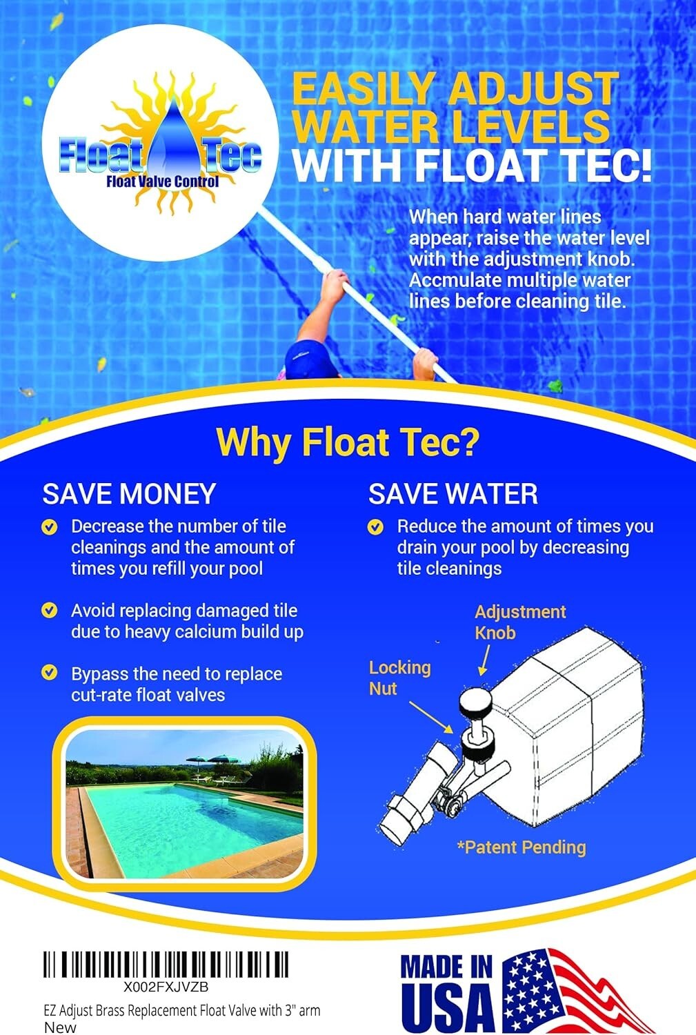 Durable Brass and Stainless Steel Float Valve for Livestock and Water Fountains