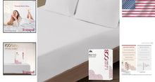 Load image into Gallery viewer, Soft &amp; Breezy Cooling 800 Thread Count King Fitted Sheet - Silver, Deep Pocket