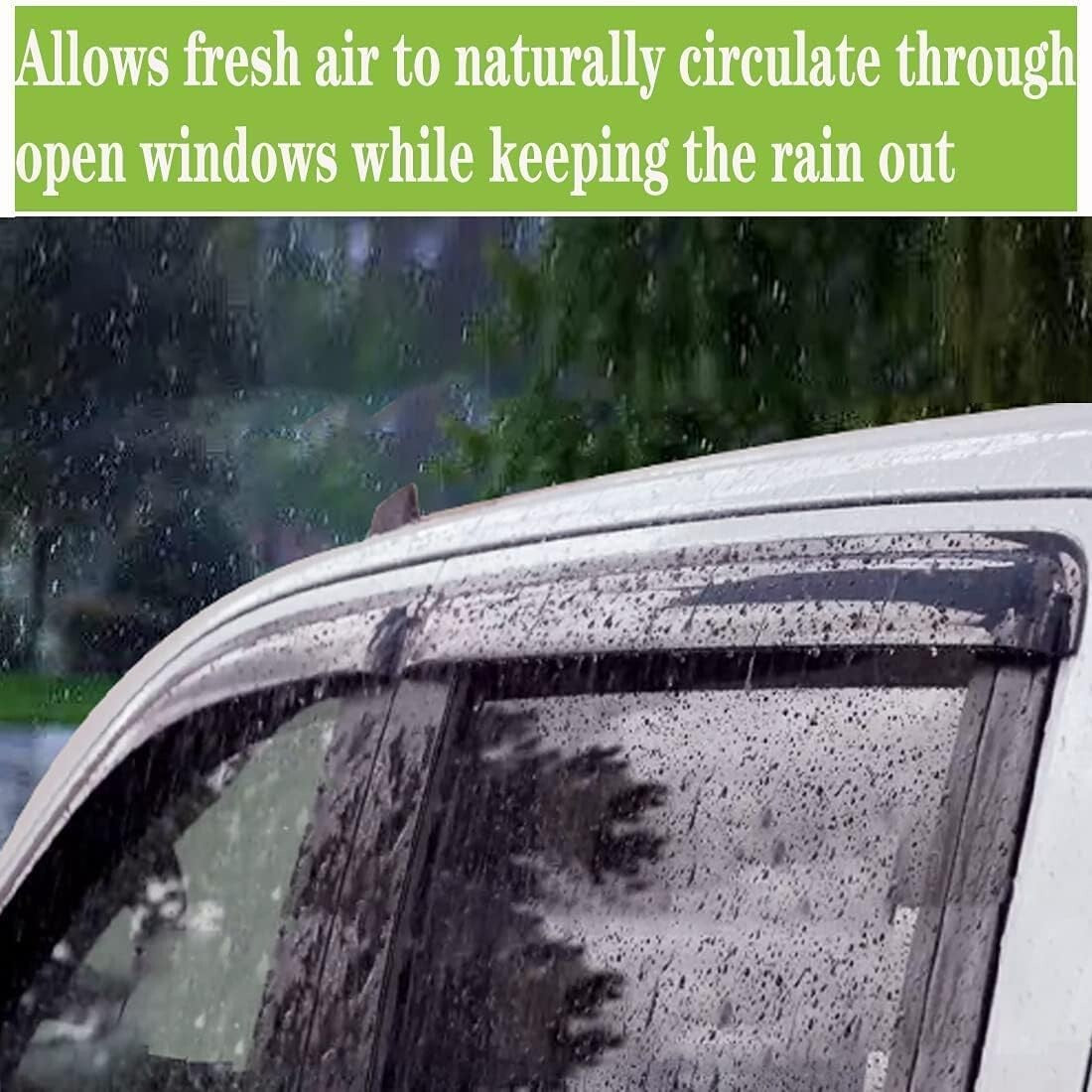Front Window Wind Deflectors for Ram 1500 & 2500 - Weather Protection Guaranteed