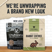 Load image into Gallery viewer, All-Natural Freeze-Dried Raw Rabbit Dog Food, 14 oz - No Fillers, All Benefits