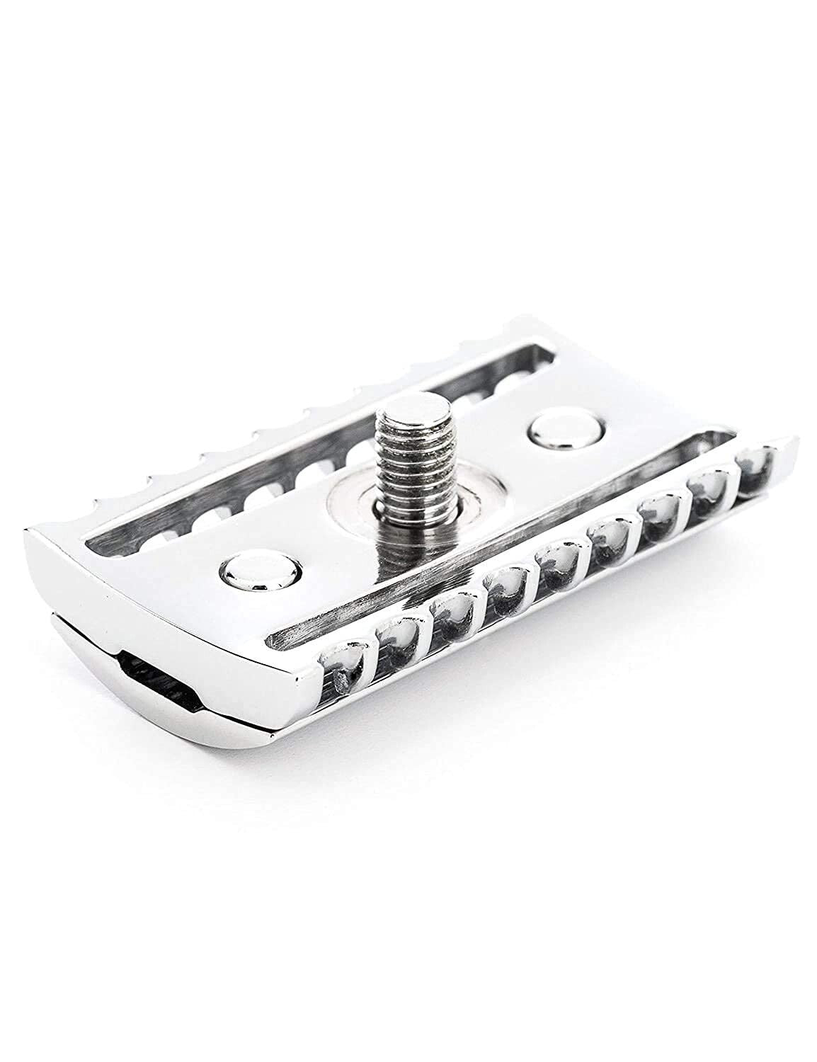 Barbershop Quality Double Edge Razor with Classic Open Comb for Everyday Use