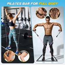Load image into Gallery viewer, Professional Pilates Resistance Bar Kit with Accessories for Effective Training